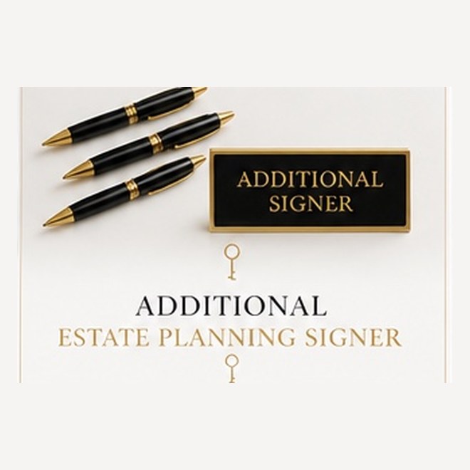 Additional Estate Planning Signer